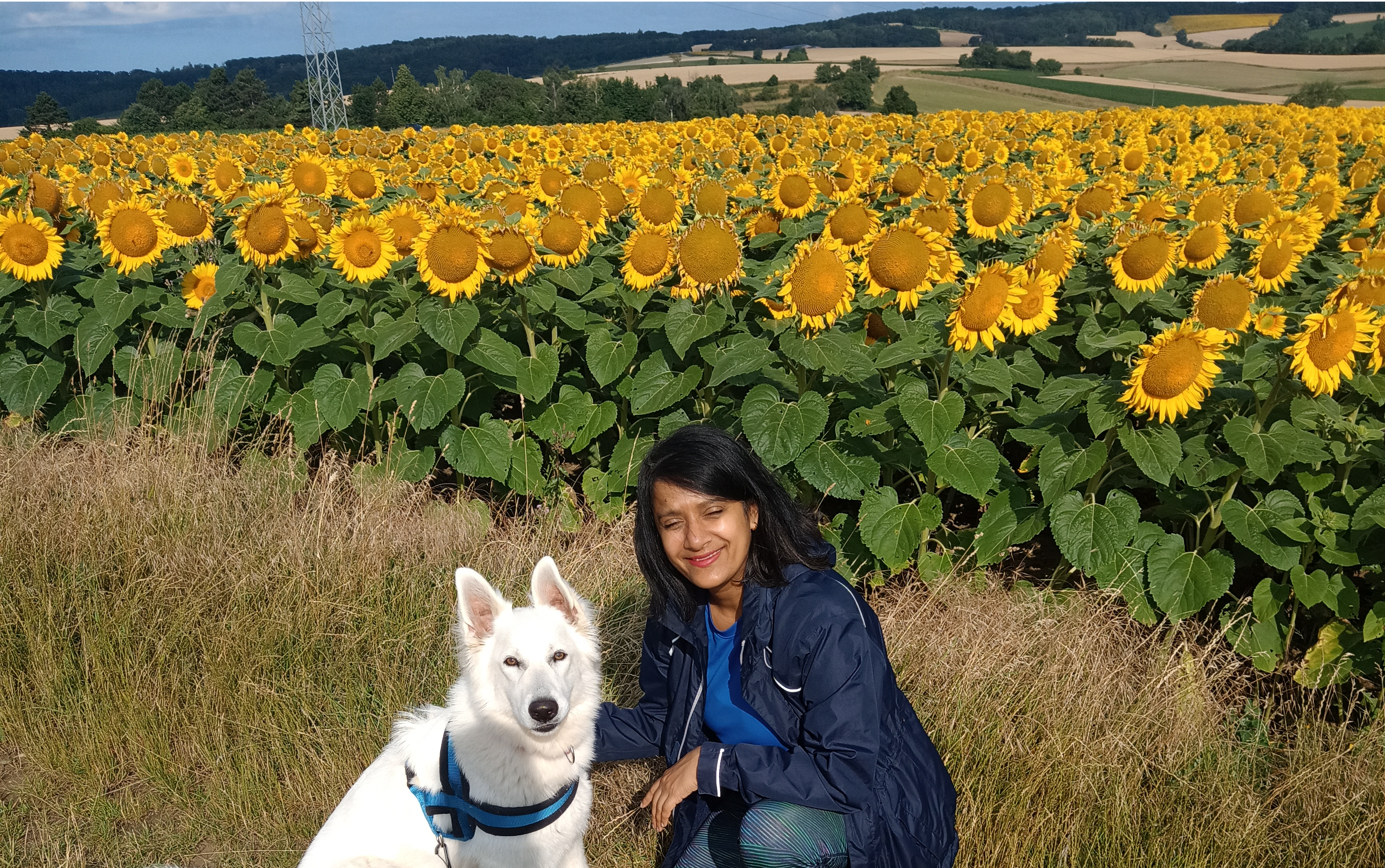 Mit Flauschi in Göllersdorf.
